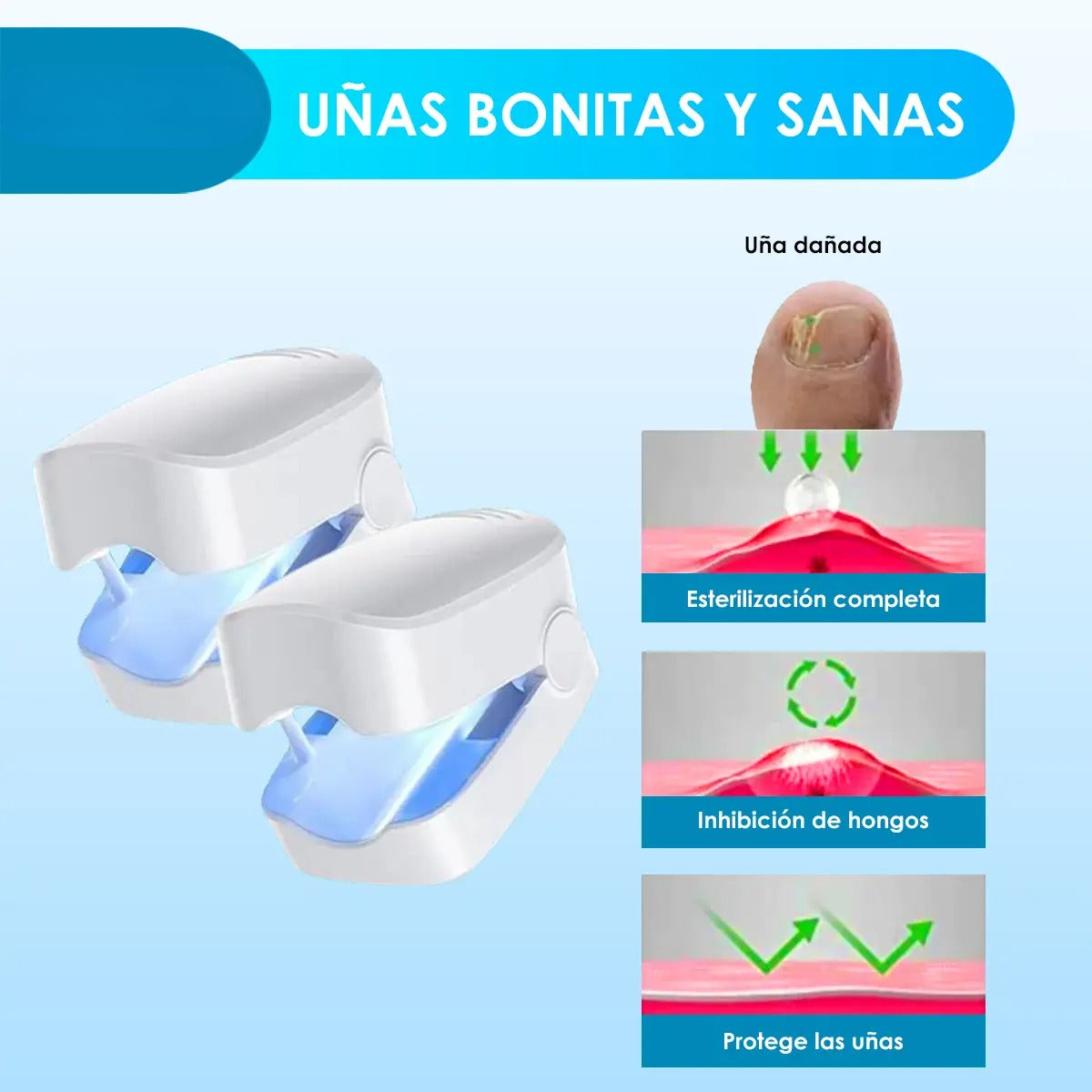 Láser de hongos de uñas